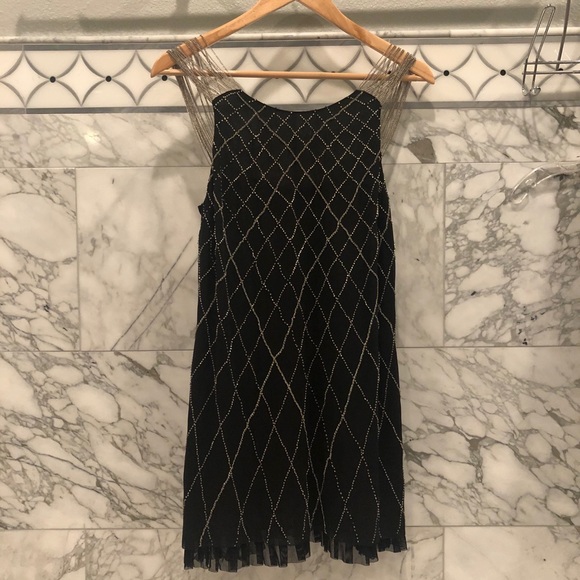 Alice + Olivia Chain Strap Beaded Dress - Picture 1 of 10